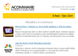 E-feed (říjen 2014) – případovka Tescoma a reportáž z Marketing Festivalu