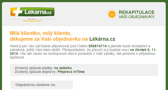Test: transakční maily rok poté