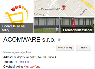 Návod: Založení účtu Google Moje firma a propojení s Google AdWords