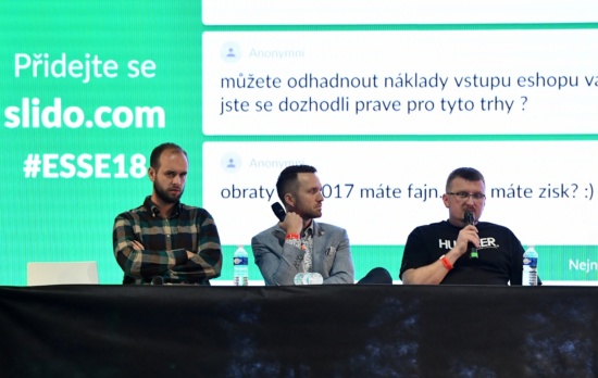 Jaroslav Chrapko, Milan Polák a Petr Gürth odpovídají na dotazy podané prostřednictvím aplikace Sli.do
