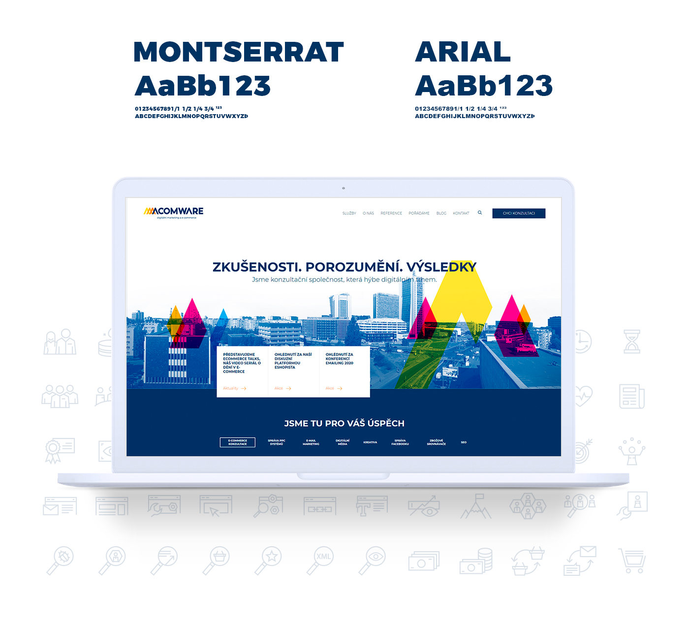 Acomware-konzultacni-spolecnost-fonty-brand
